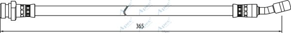 APEC BRAKING Тормозной шланг HOS4024